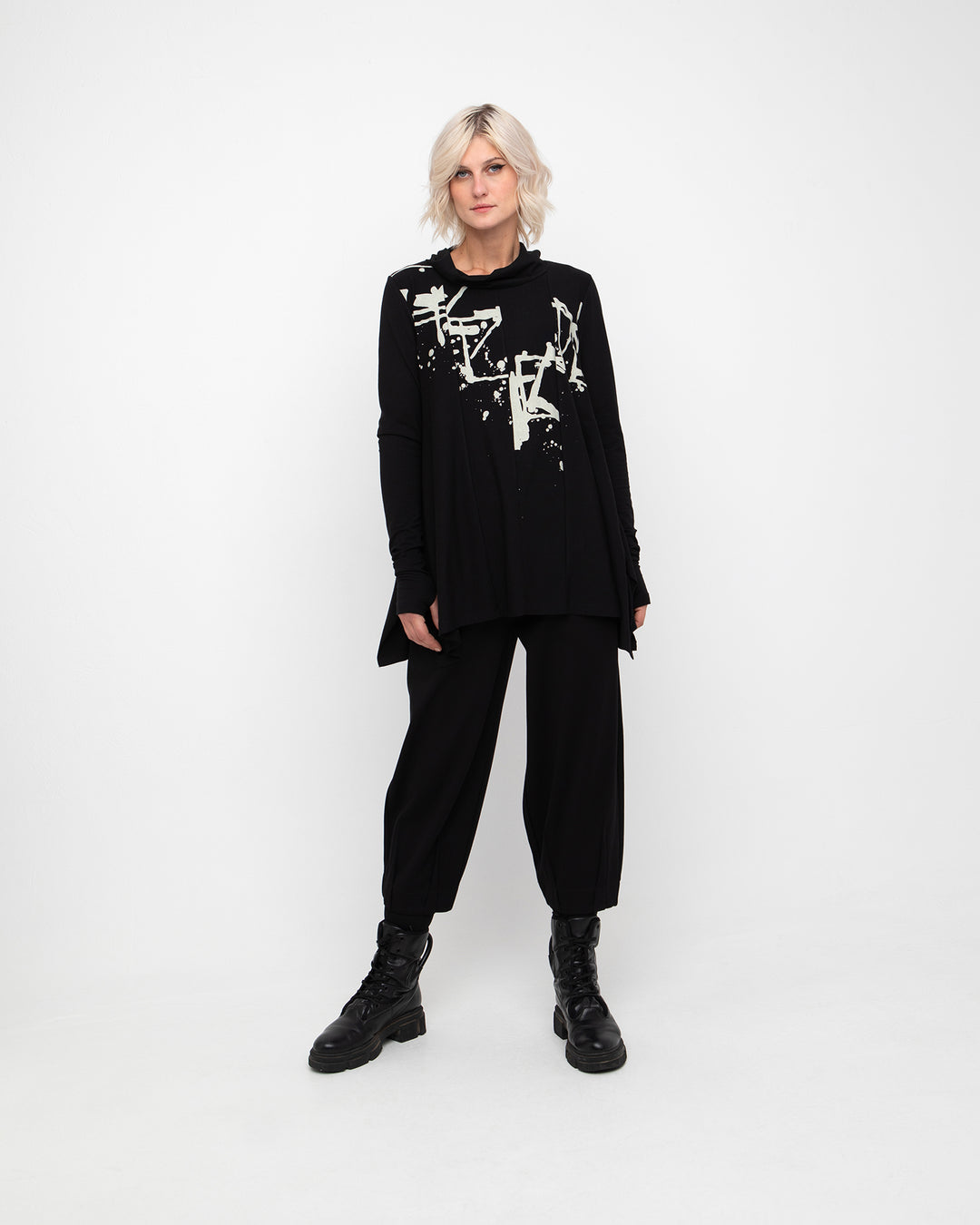 Ozai N Ku Pillar Ponte Pant, Black