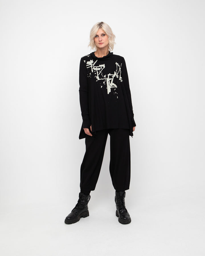 Ozai N Ku Pillar Ponte Pant, Black