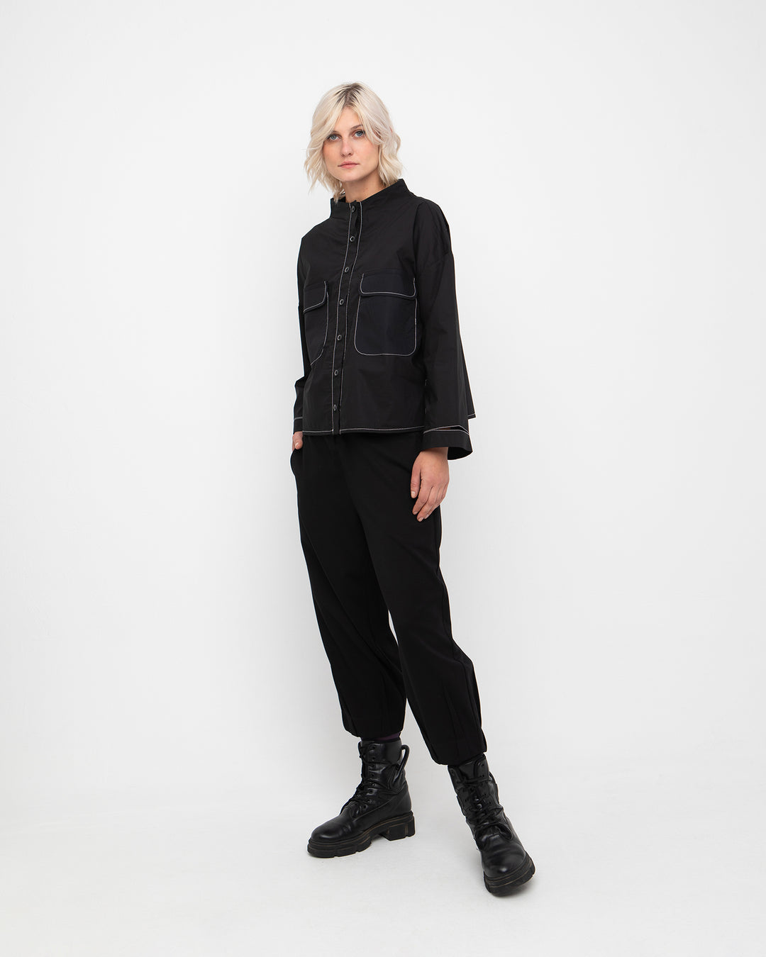 Ozai N Ku Pillar Ponte Pant, Black