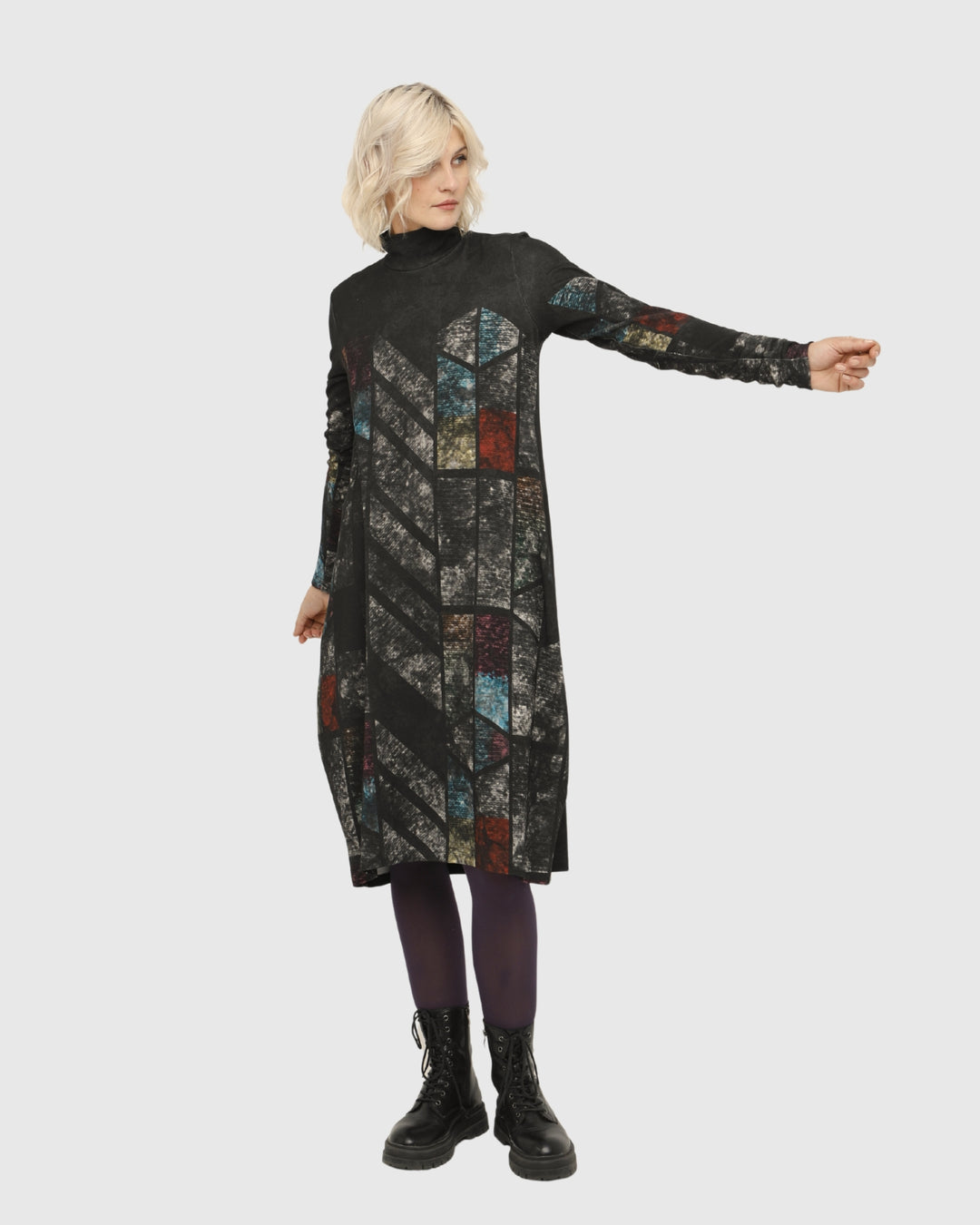 Ozai N Ku Geode Dress, Pavone