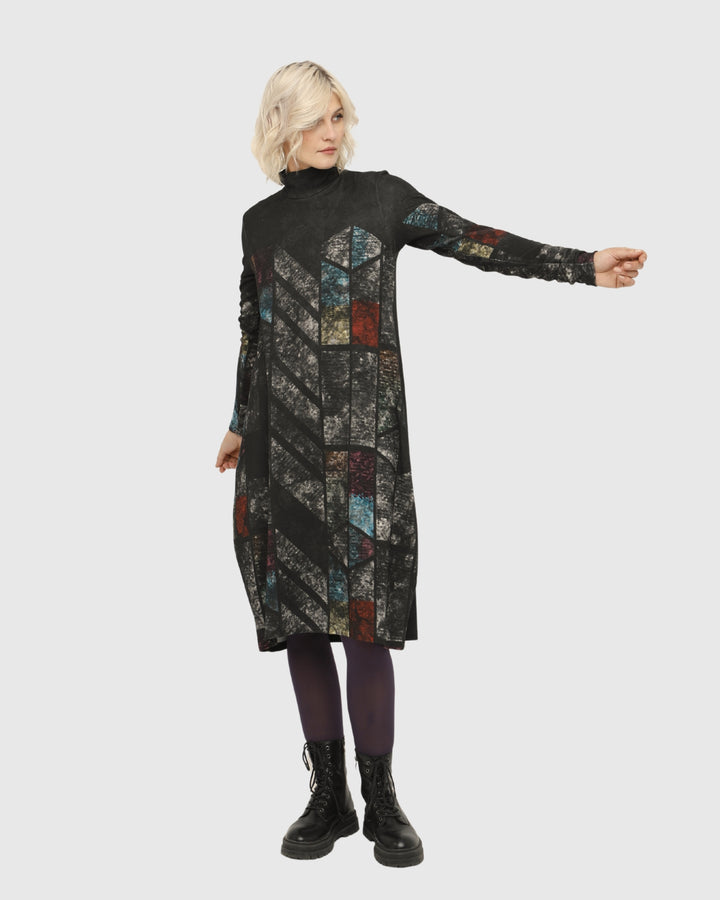 Ozai N Ku Geode Dress, Pavone