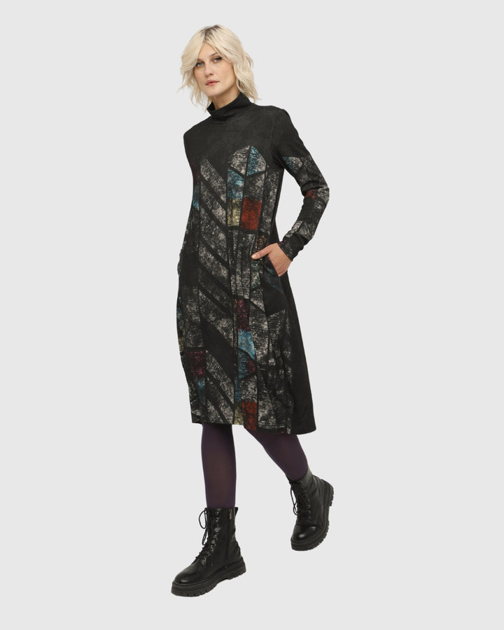 Ozai N Ku Geode Dress, Pavone
