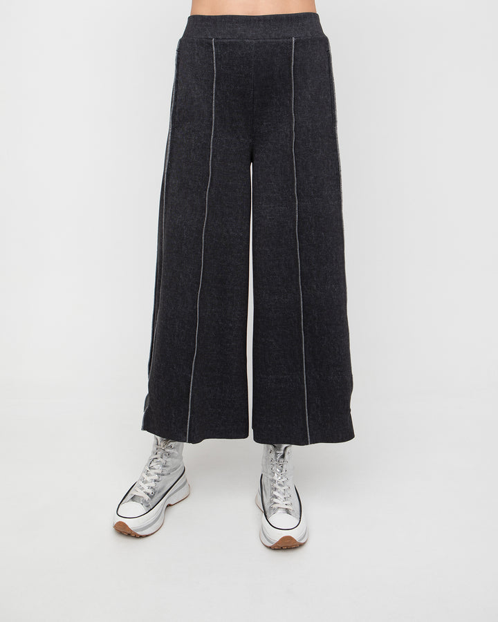 Ozai N Ku Erebus Wide Trouser, Black Denim