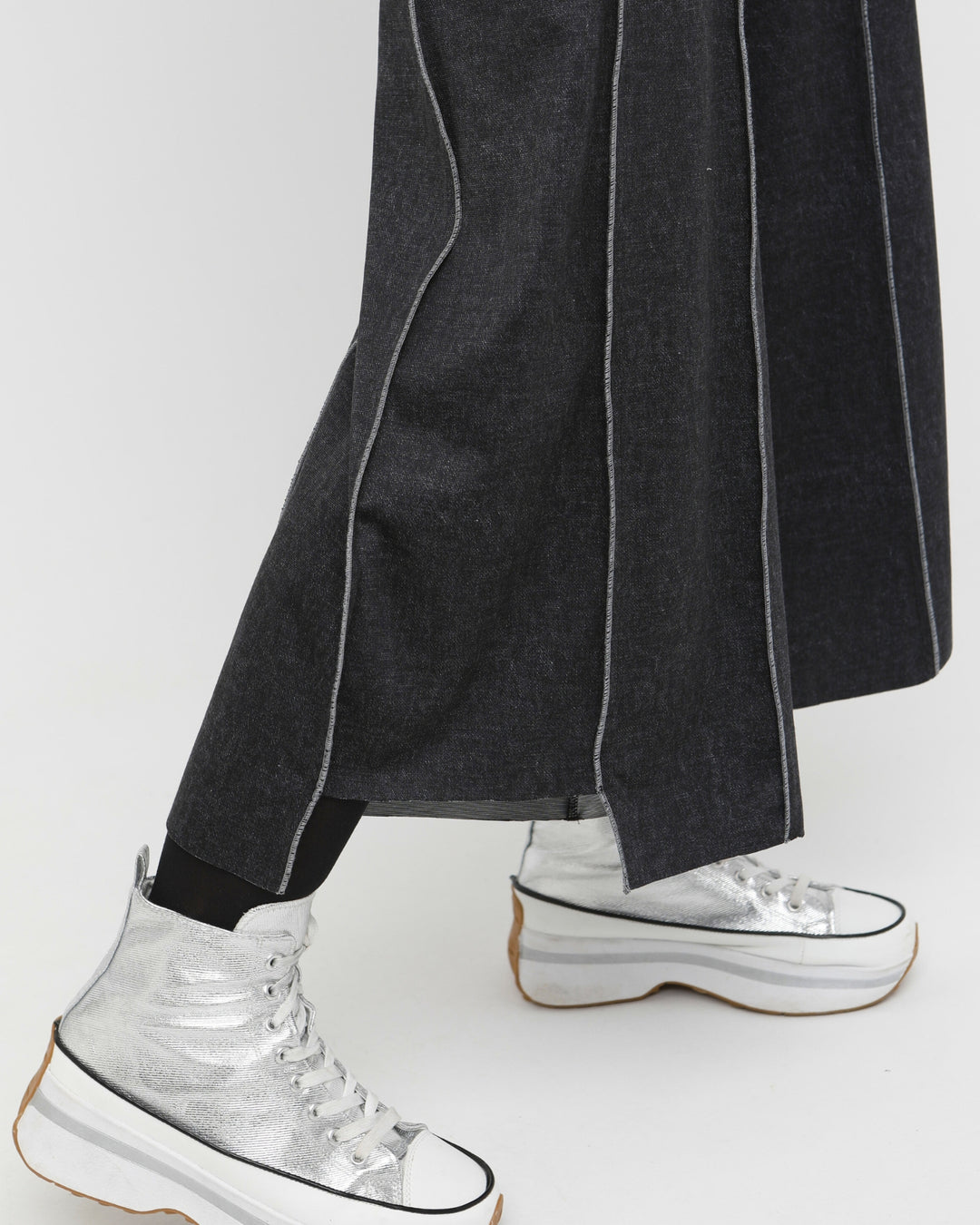 Ozai N Ku Erebus Wide Trouser, Black Denim