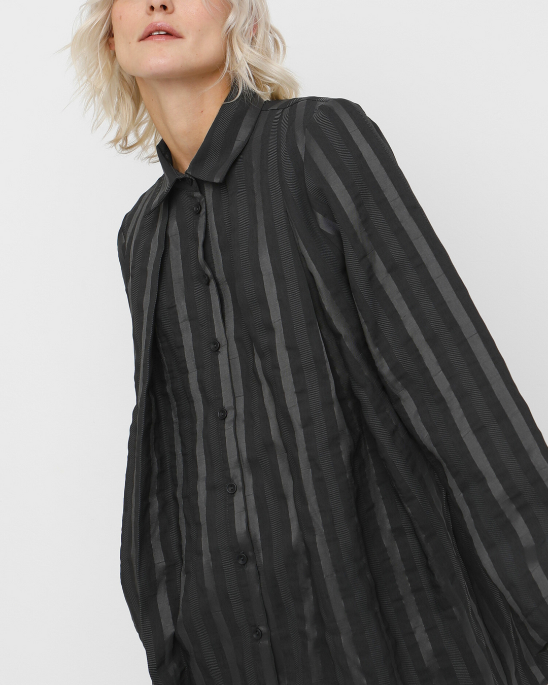 Ozai N Ku Khaos Shirt, Black Stripes