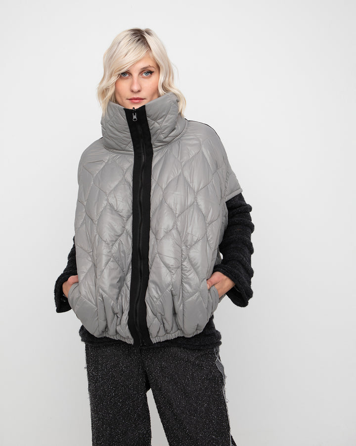 Ozai N Ku Chasm Bubble Reversible Vest, Grey