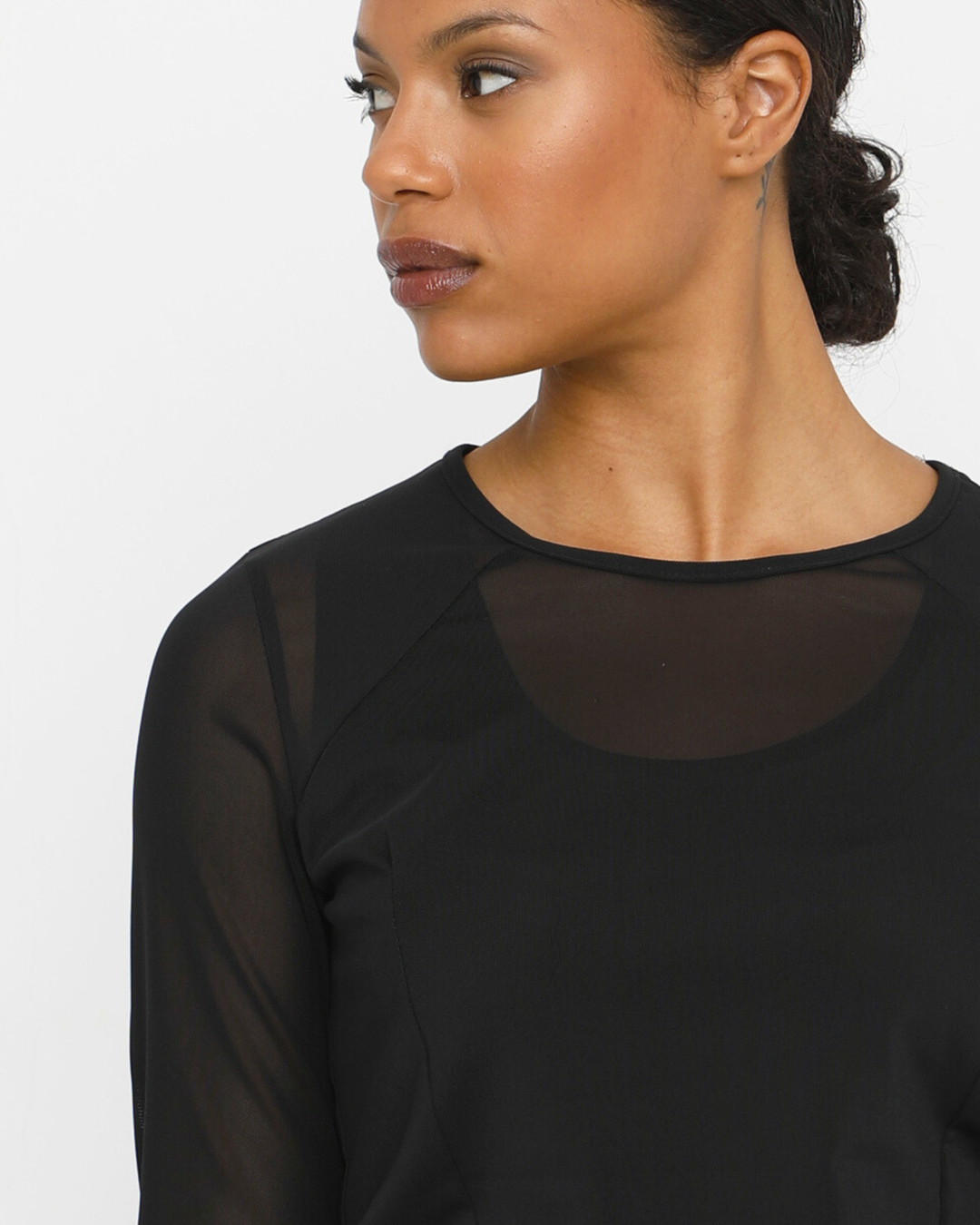 Ozai N Ku Versa Mesh Top, Black