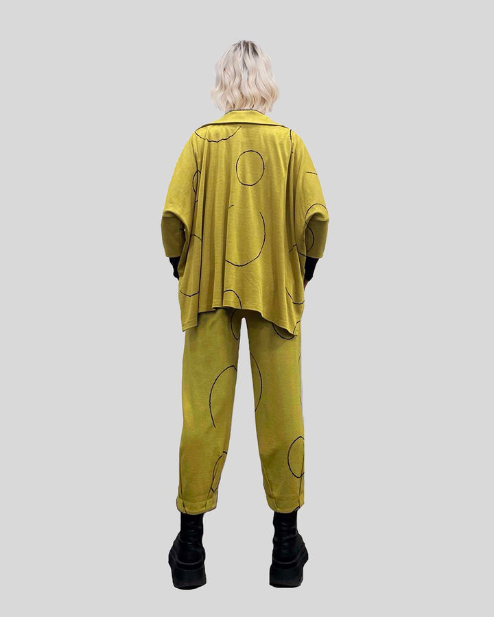 Ozai N Ku Ilios Oversized Cardigan, Lemon