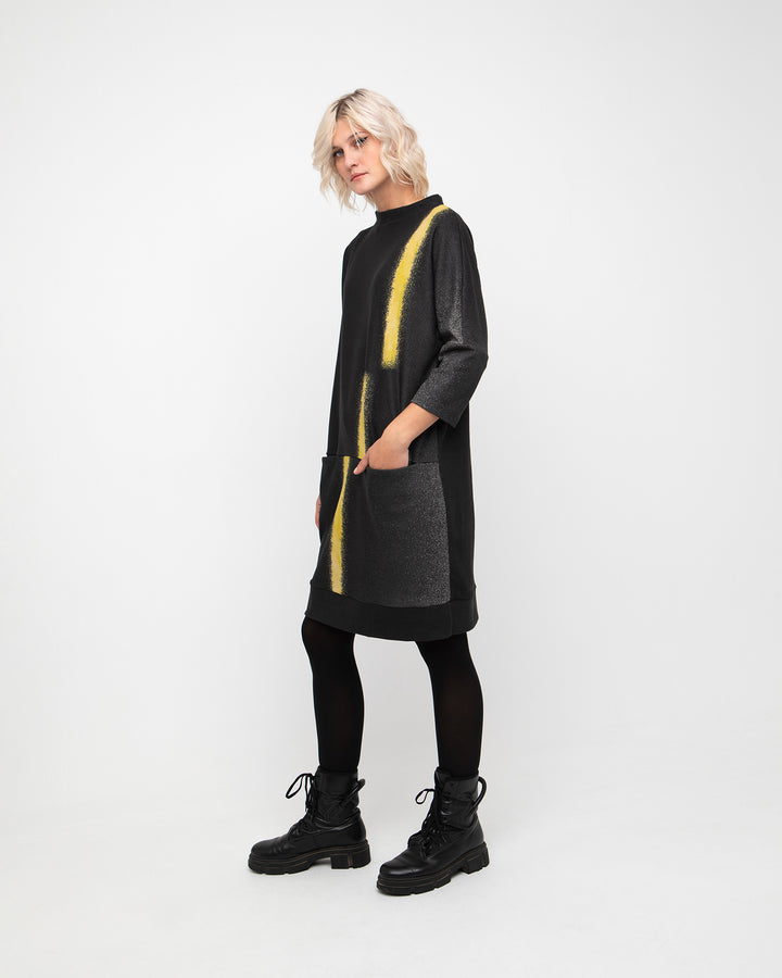 Ozai N Ku Helia Soft Popover Dress, Horizon