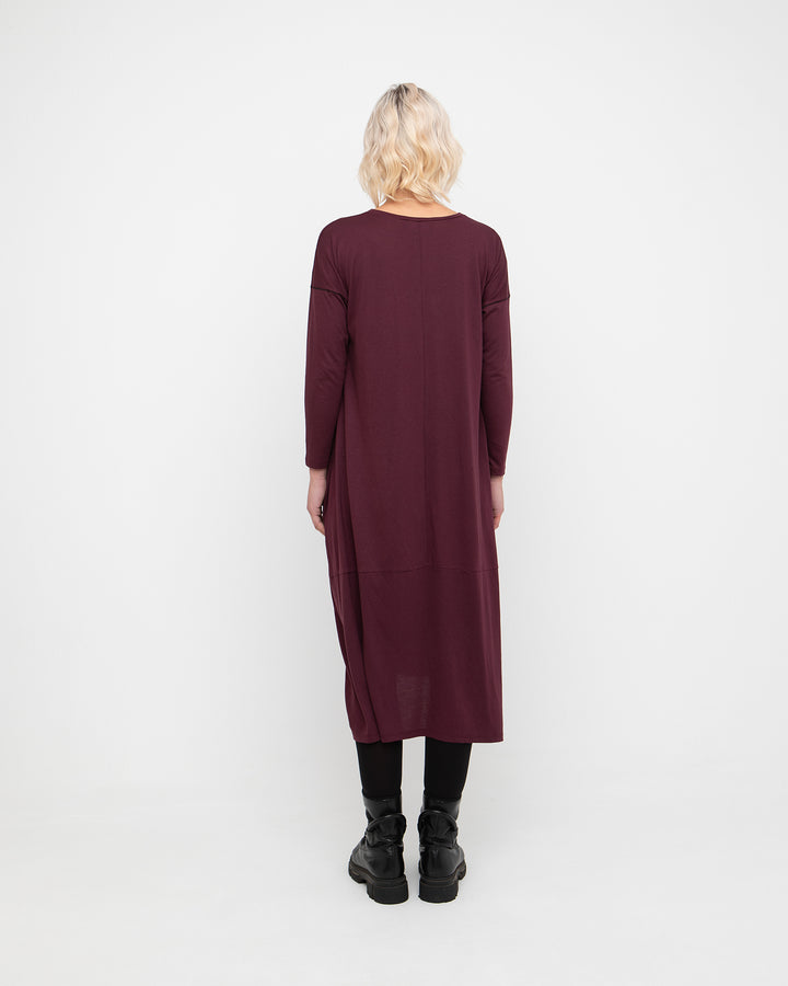 Ozai N Ku Elixir Tee Dress, Burgundy
