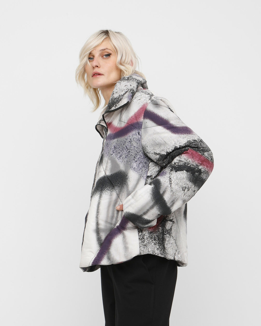 Ozai N Ku Juno Puff Jacket, Asphalt