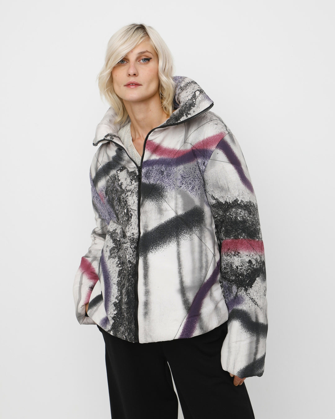 Ozai N Ku Juno Puff Jacket, Asphalt