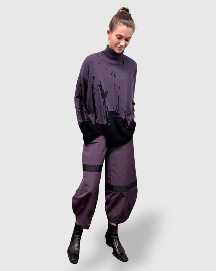 Ozai N Ku Charoite Lantern Pant, Purple