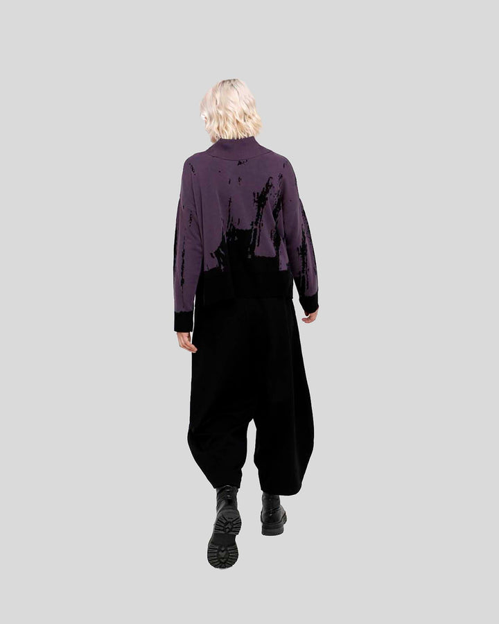 Ozai N Ku Void Reversible Sweater, Grape