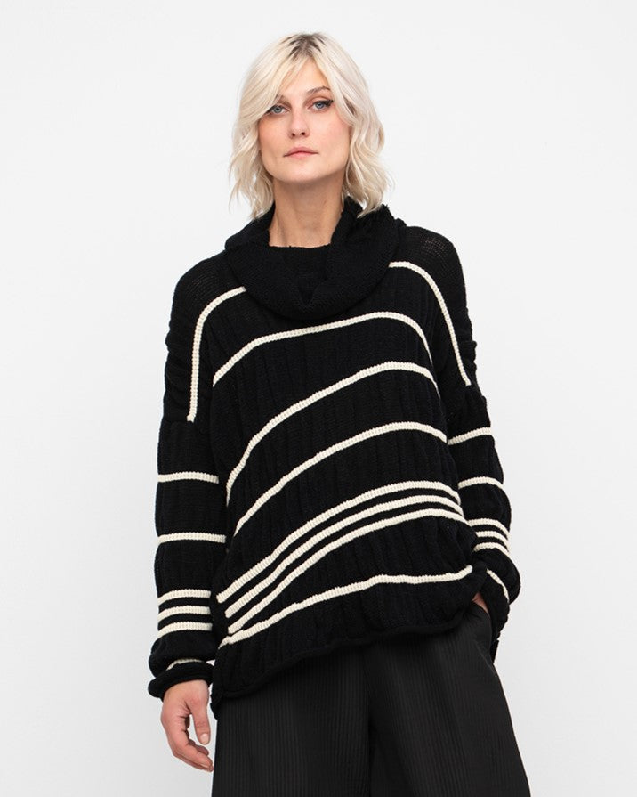 Ozai N Ku Flare Sweater, Stripes