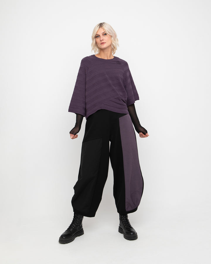 Ozai N Ku Gamma Lantern Pant, Block Grape