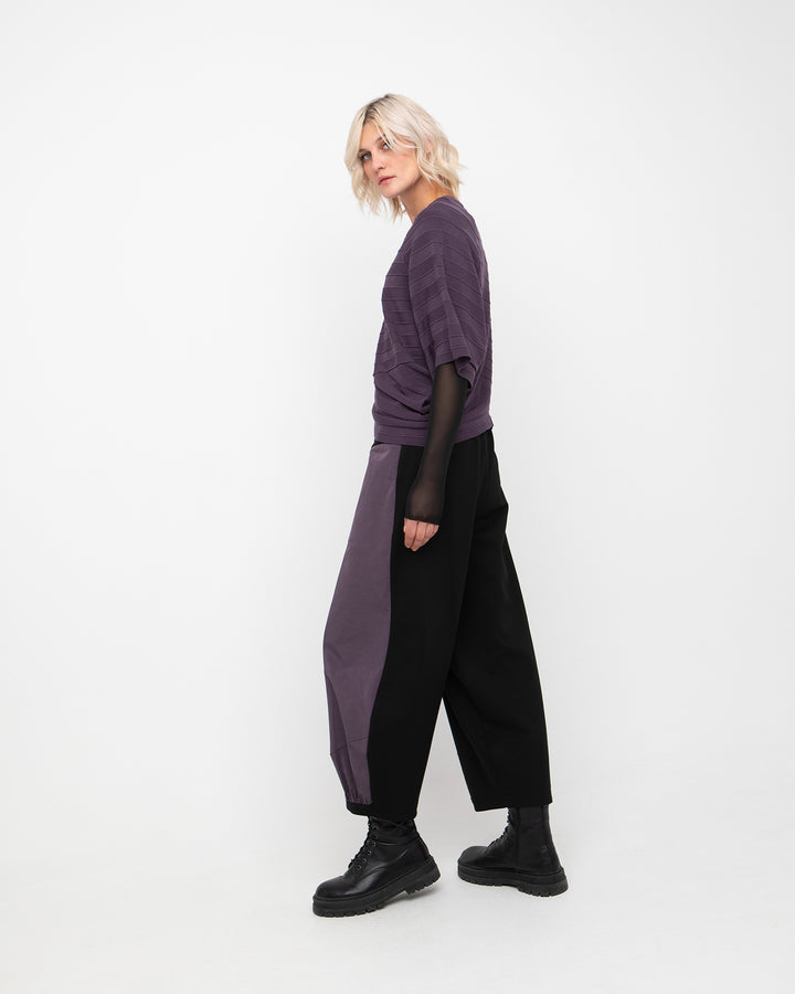 Ozai N Ku Gamma Lantern Pant, Block Grape