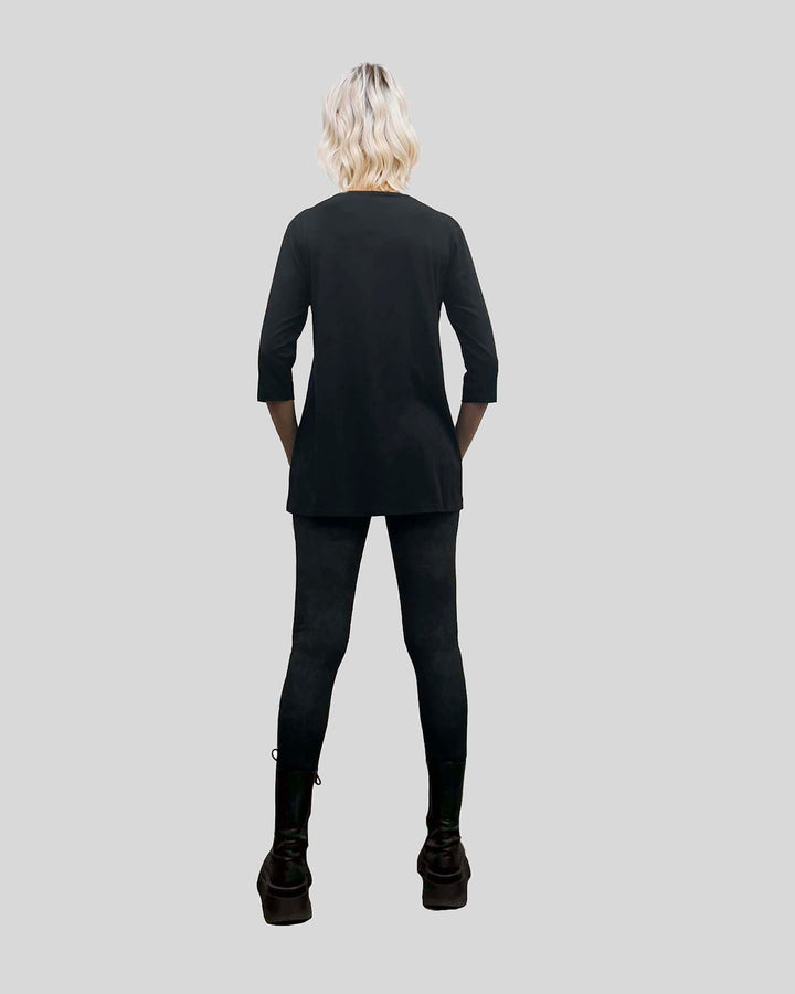 Ozai N Ku Fluid Tunic, Black