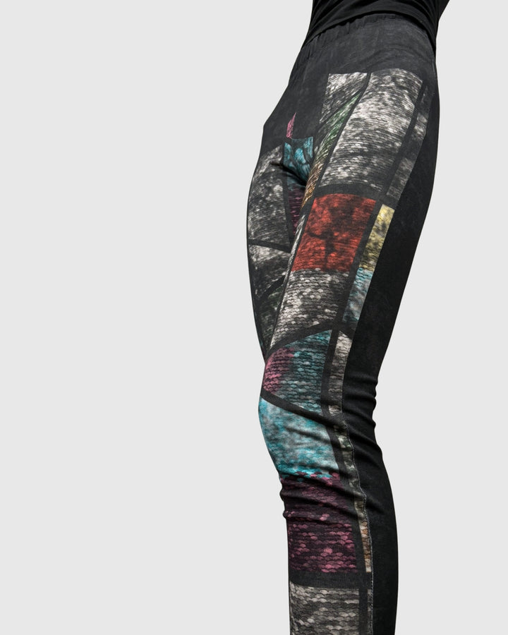 Ozai N Ku Caldera Leggings, Pavone