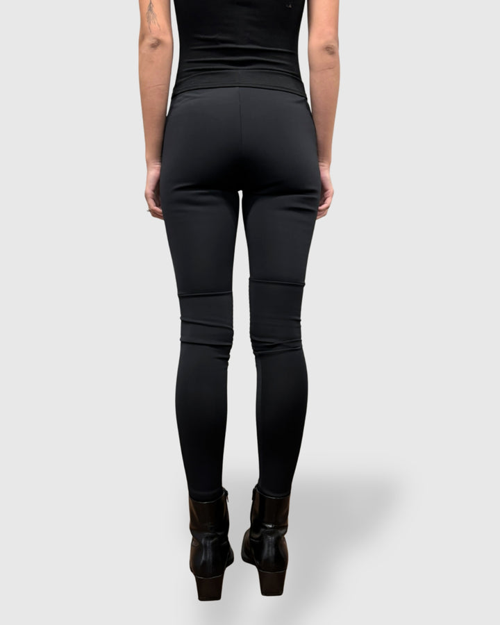 Ozai N Ku Zena Moto Leggings, Black