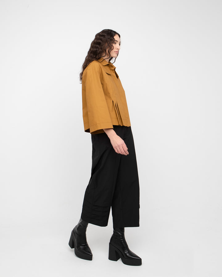 Ozai N Ku Interrupted Shirt, Mustard