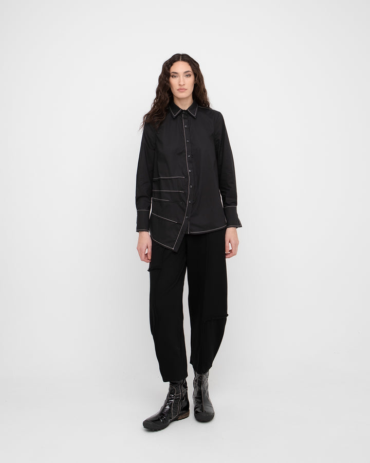 Ozai N Ku Oblique Shirt, Black