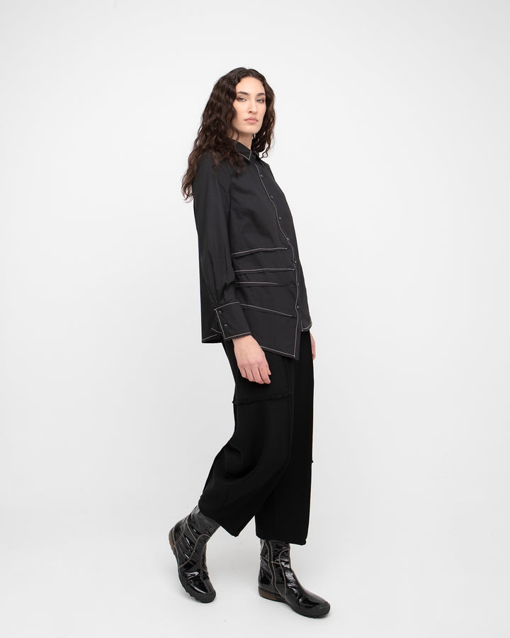 Ozai N Ku Oblique Shirt, Black