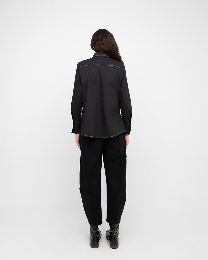Ozai N Ku Oblique Shirt, Black