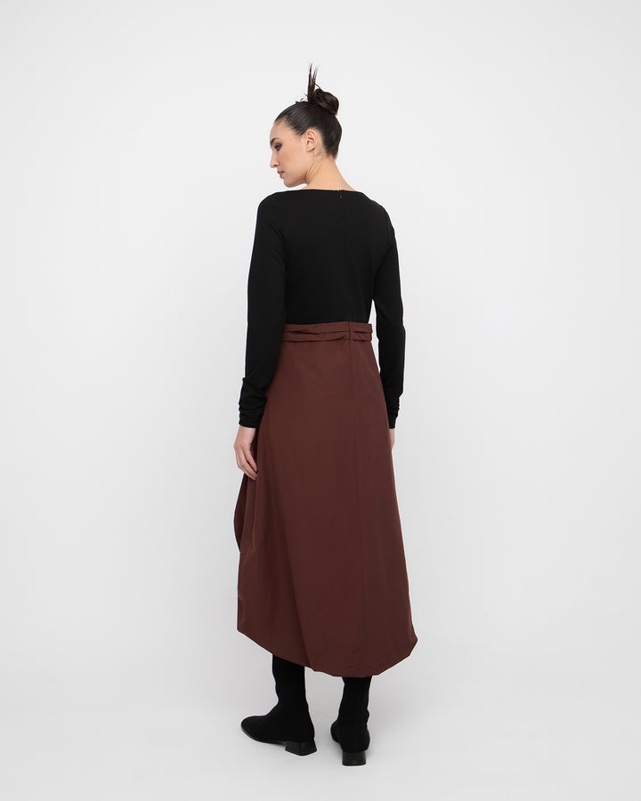 Ozai N Ku Threshold Dress, Black/Umber