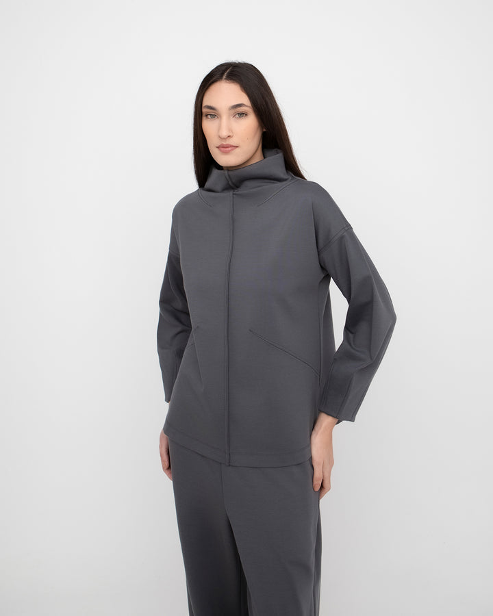 Ozai N Ku Contour Top, Grey