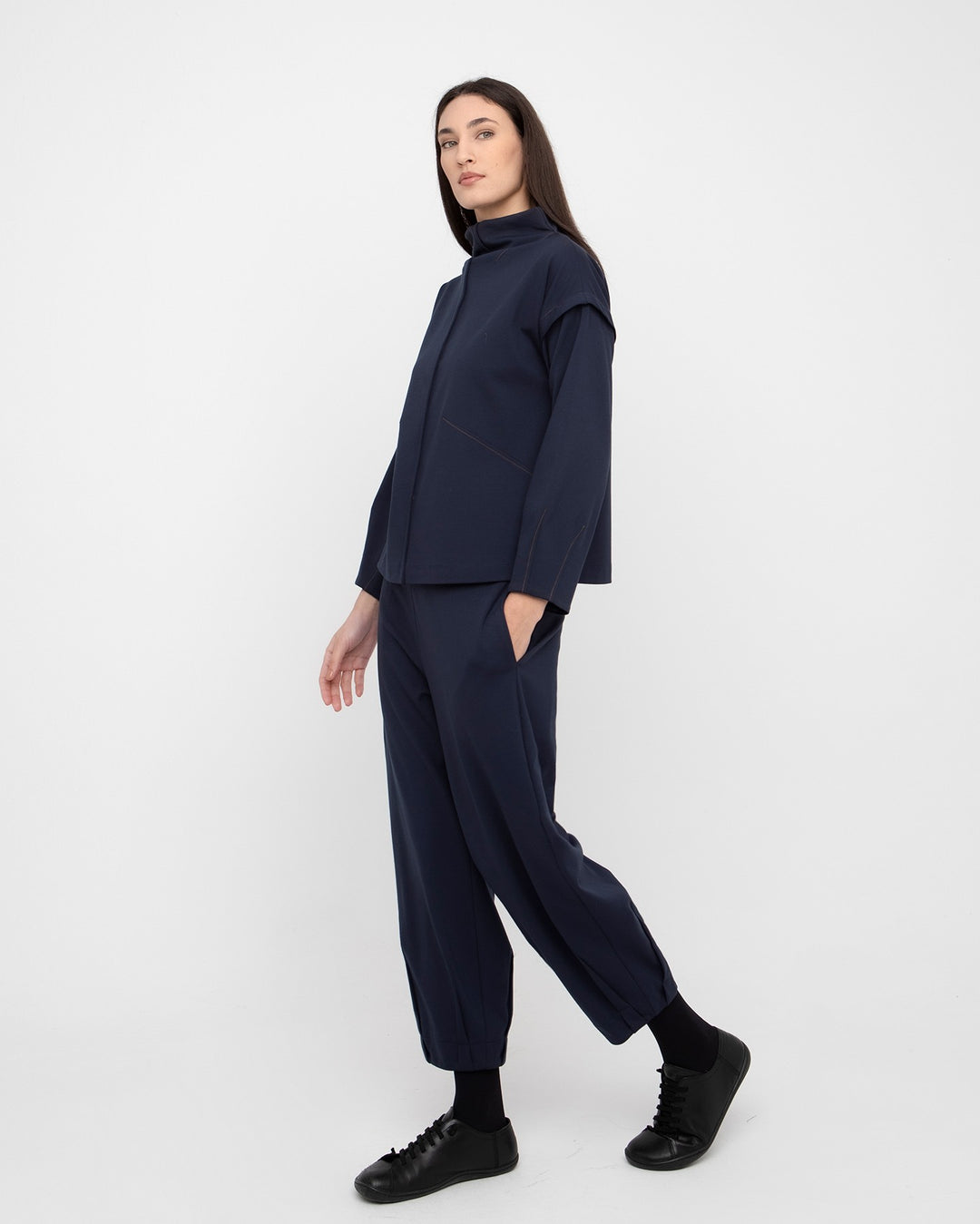 Ozai N Ku Contour Top, Navy