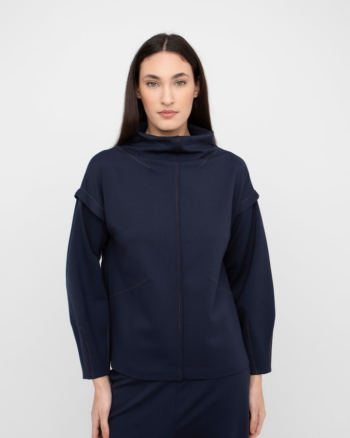Ozai N Ku Contour Top, Navy