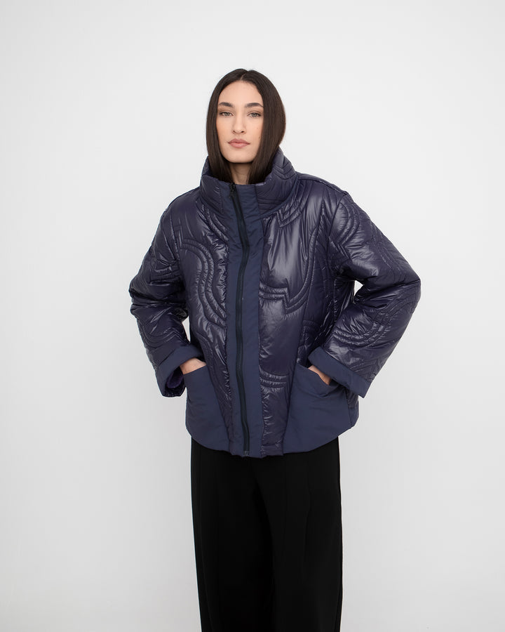 Ozai N Ku Nano Puff Jacket, Navy