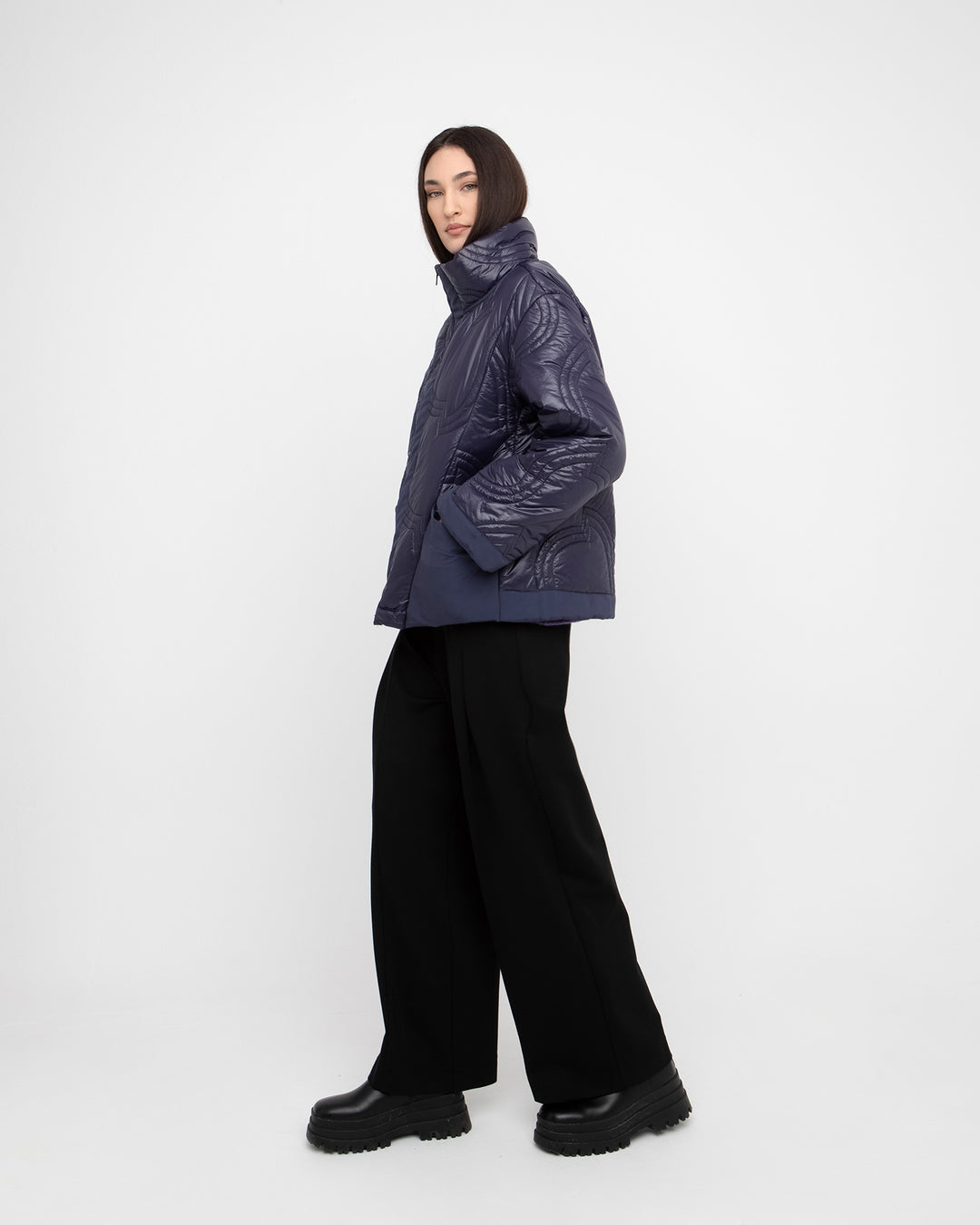 Ozai N Ku Nano Puff Jacket, Navy