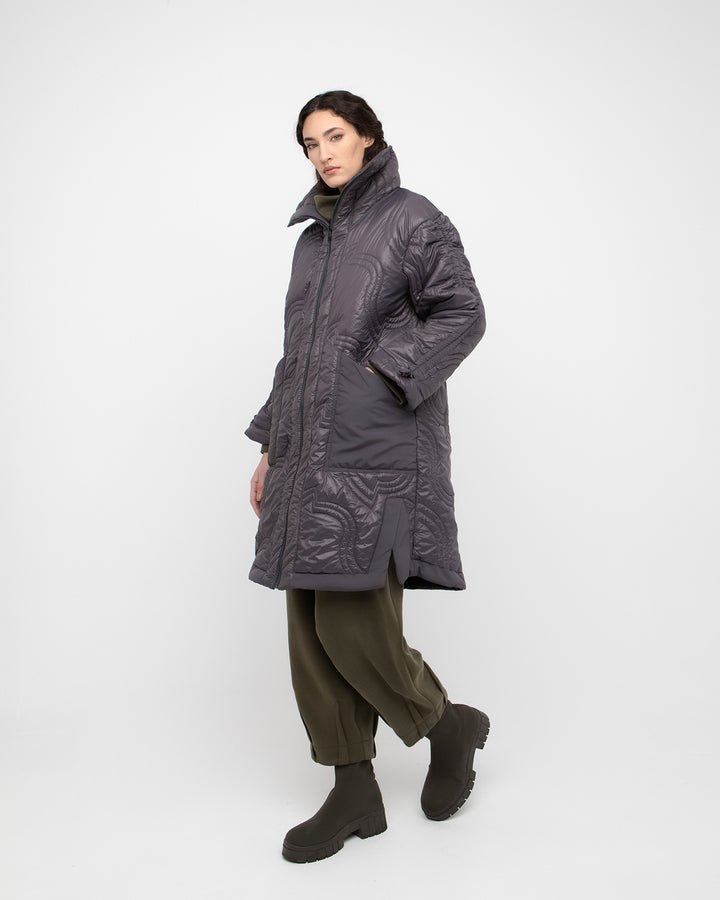 Ozai N Ku Pixel Puff Coat, Carbon