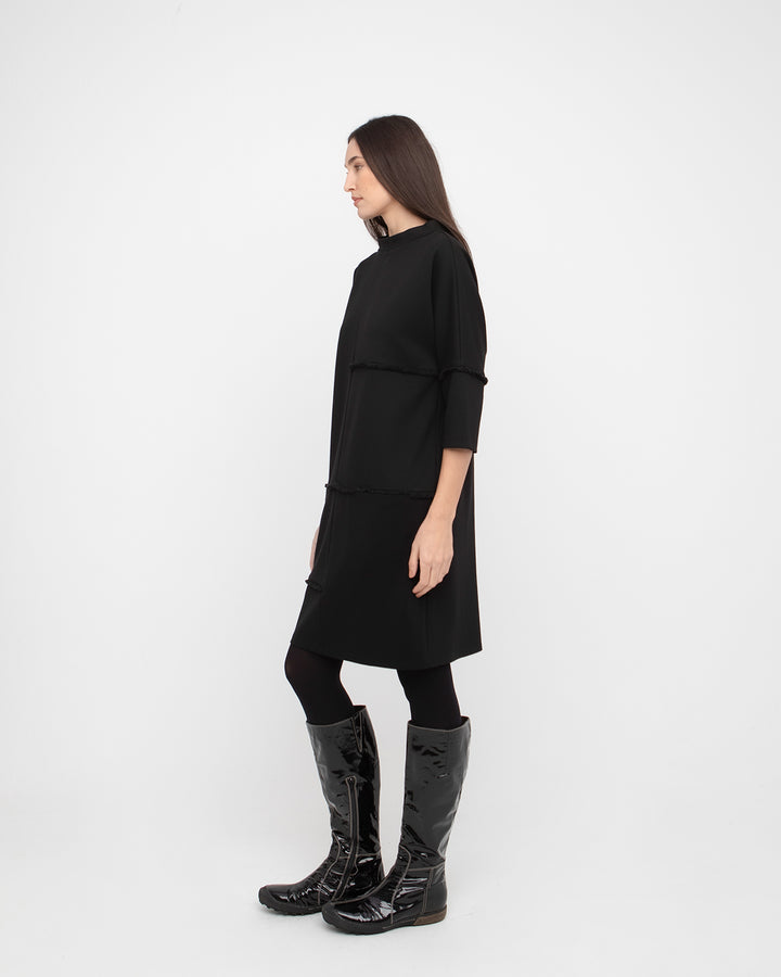 Ozai N Ku Isometric Dress, Black