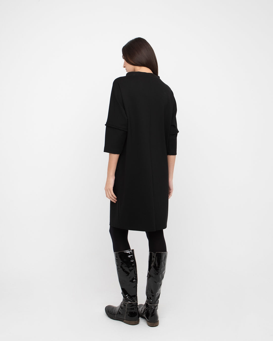 Ozai N Ku Isometric Dress, Black