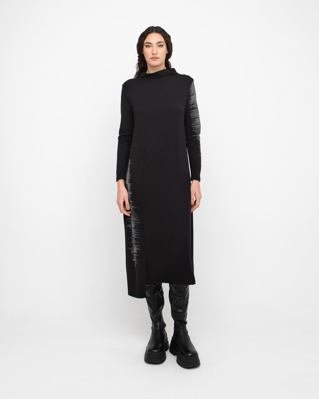 Ozai N Ku Gesture Dress, Black