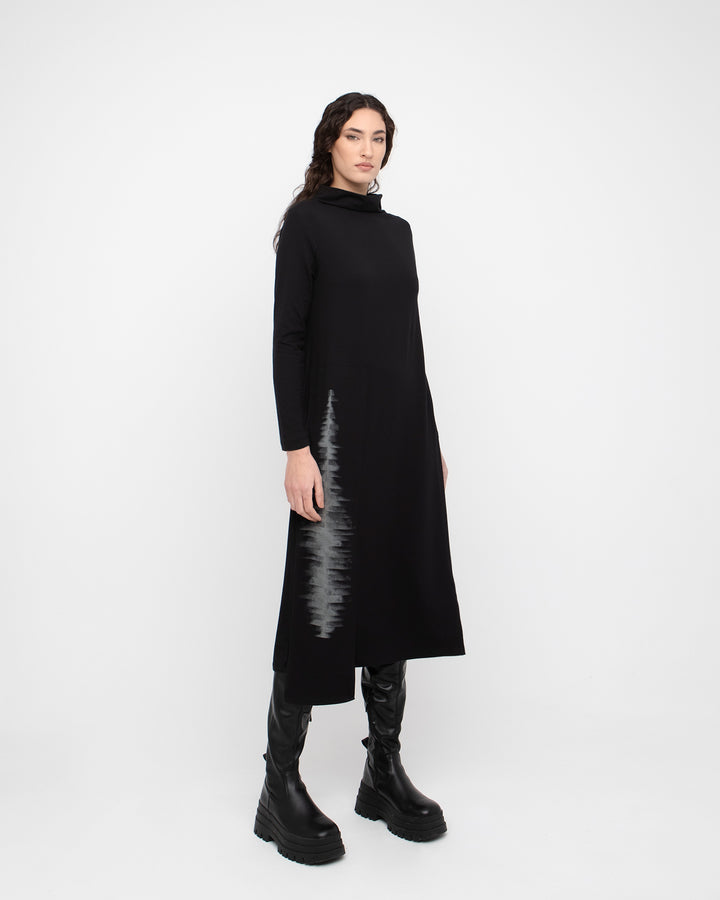 Ozai N Ku Gesture Dress, Black
