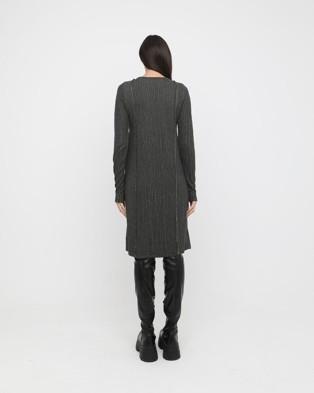 Ozai N Ku Patina Dress, Grey/Green