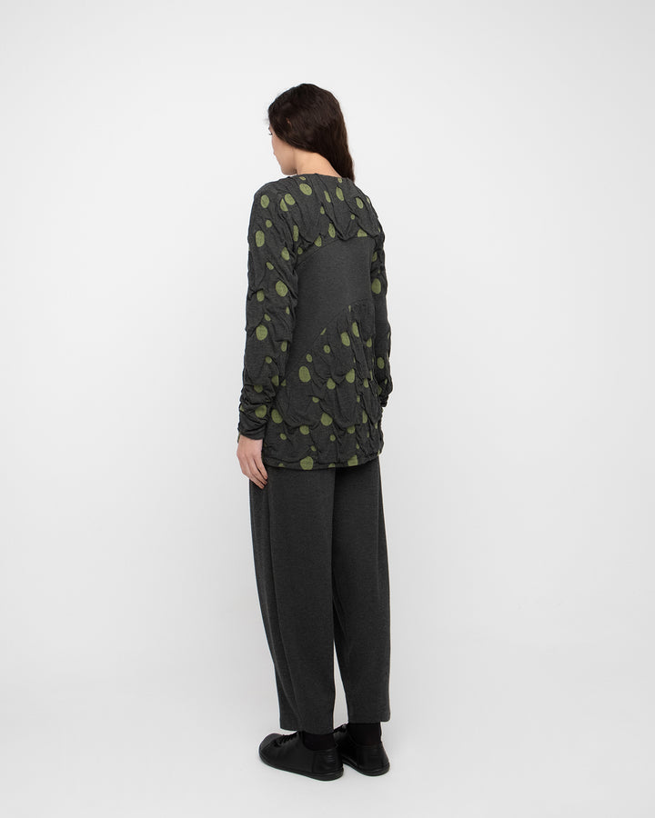 Ozai N Ku Orpiment Top, Grey/Green