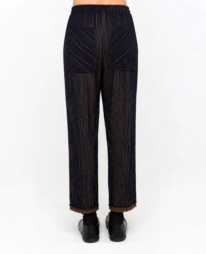 Ozai N Ku Margin Pants, Navy/Mustard