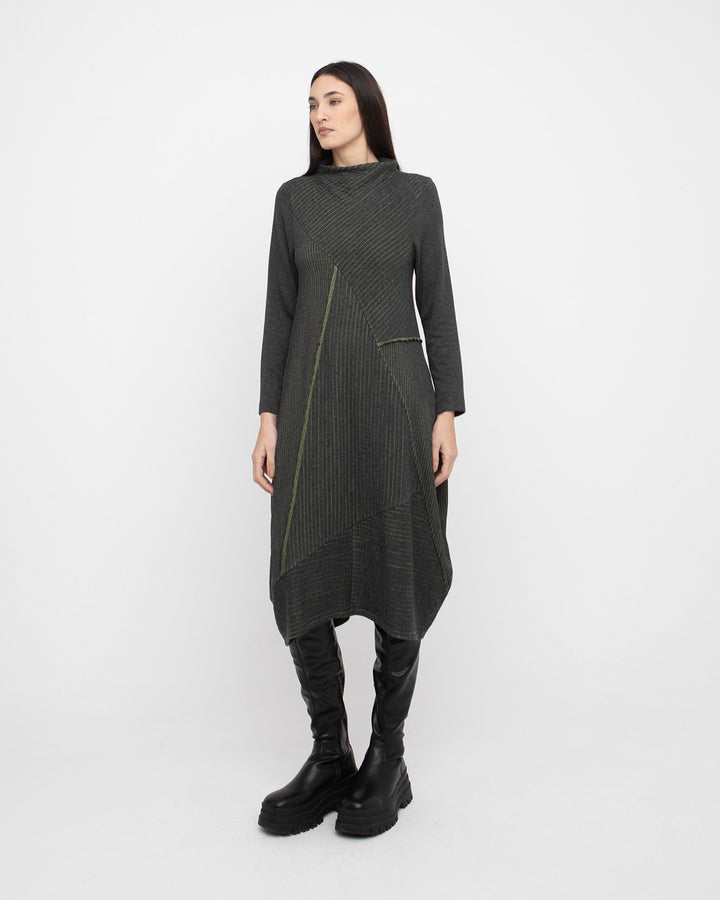 Ozai N Ku Etching Dress, Grey/Green