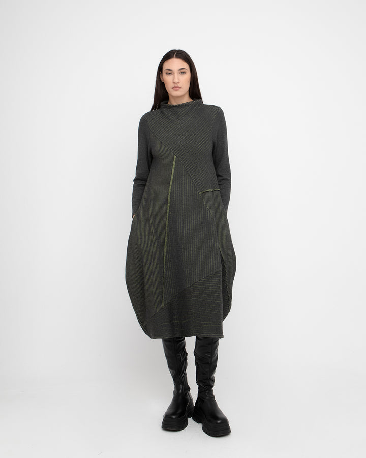 Ozai N Ku Etching Dress, Grey/Green