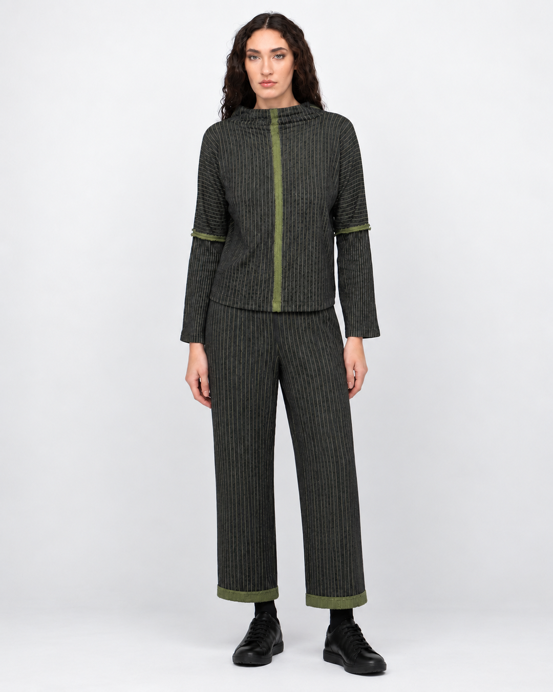 Ozai N Ku Margin Pants, Grey/Green