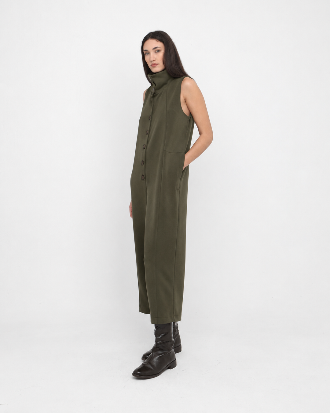 Ozai N Ku Faunt Jumpsuit, Olive