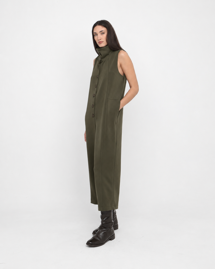 Ozai N Ku Faunt Jumpsuit, Olive