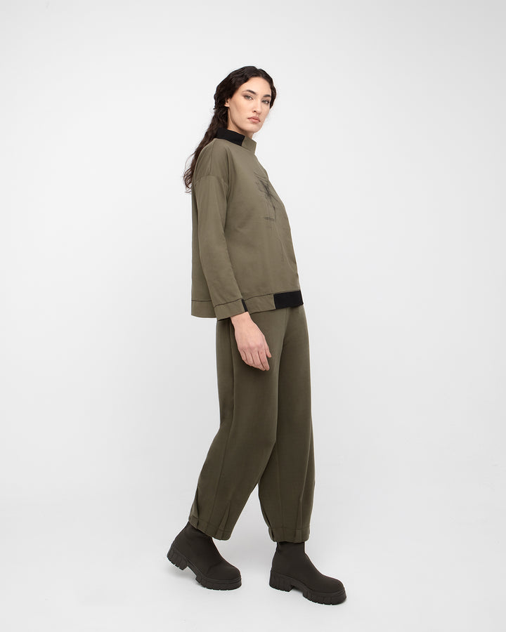 Ozai N Ku Depiction Pullover, Olive