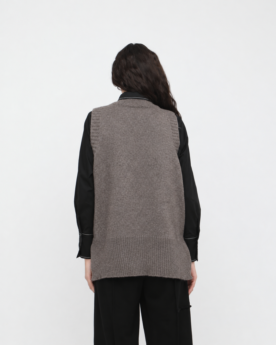 Ozai N Ku Seis Sweater Vest, Walnut
