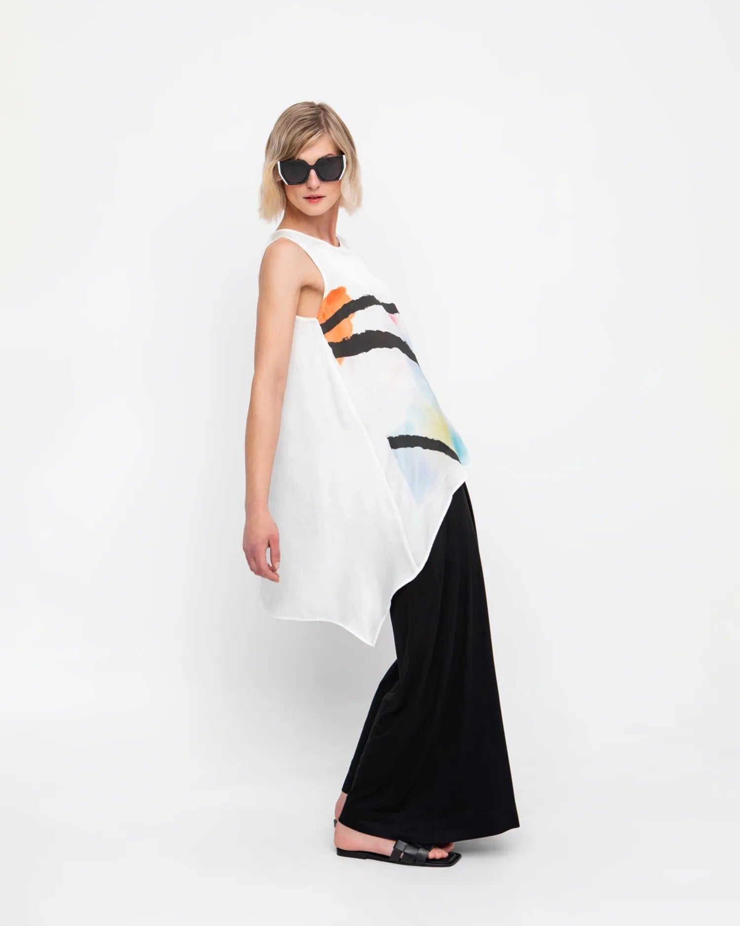 Ozai Briks Tunic Hi-Lo Top main image 0